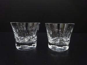 「NX」Baccarat ベルーガ ロックグラス ペア